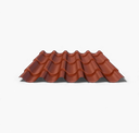 Techo Chapa PVC Teja Terracota Trapezoidal 4.5m x 1.08m