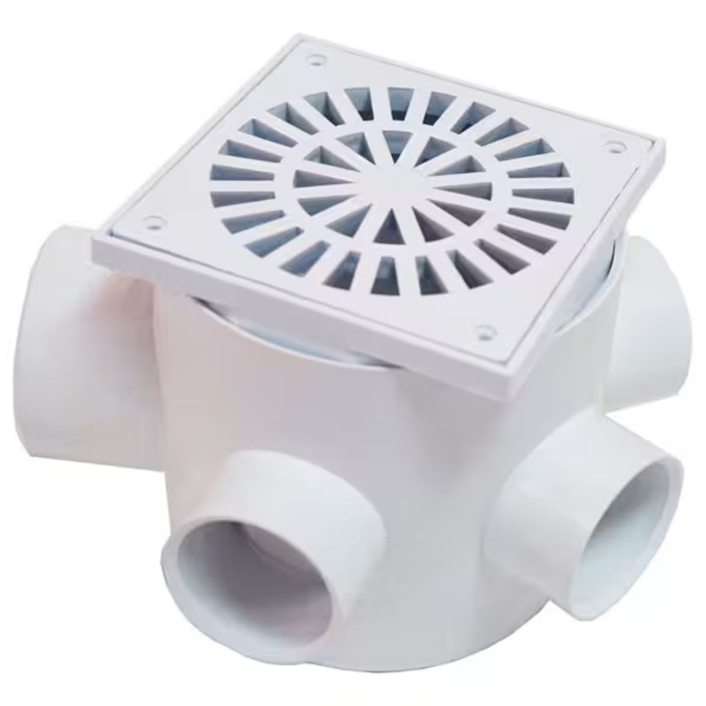 Pileta Piso PVC 10cm x 10cm  - Nicoll 