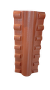 Cumbrera Teja Euro Plus PVC x 1m Util