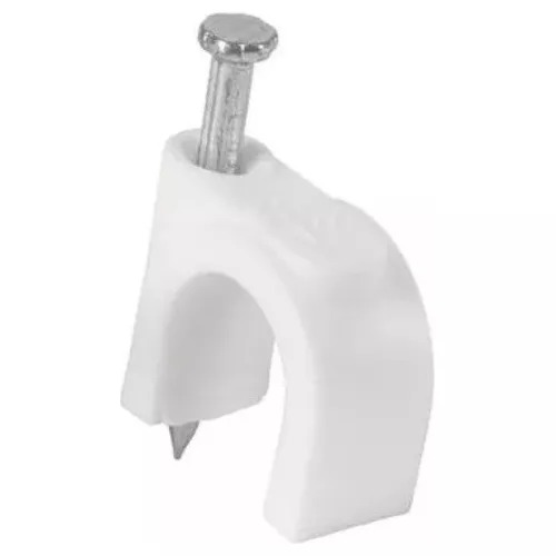 Grampa Plastica Redonda 9mm x 100 unid. 