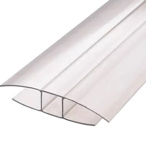 Perfil H Policarbonato 4 y 6mm - 5.80m 250160