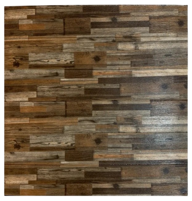 Placa Decorativa 3D Autoadhesiva 70cm x 77cm - Marron Piedra k24