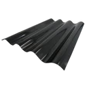 Policarbonato Ondulado Negro M. Ancho Util 1,16m x 4,5m x 0,8mm