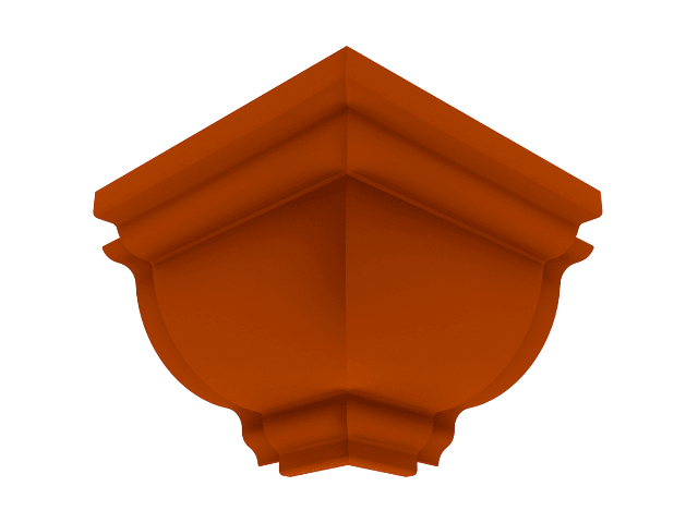 PVC Esquinero Exterior Marrón Plasbil - Premium 