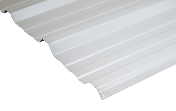 Chapa Trapezoidal Prepintada Blanca Cal 26 Útil 1m AGP