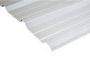Chapa Trapezoidal Prepintada Blanca Cal 26 Útil 1m AGP