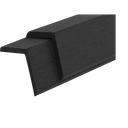 WPC Angulo Interior Negro Intenso 2,90m