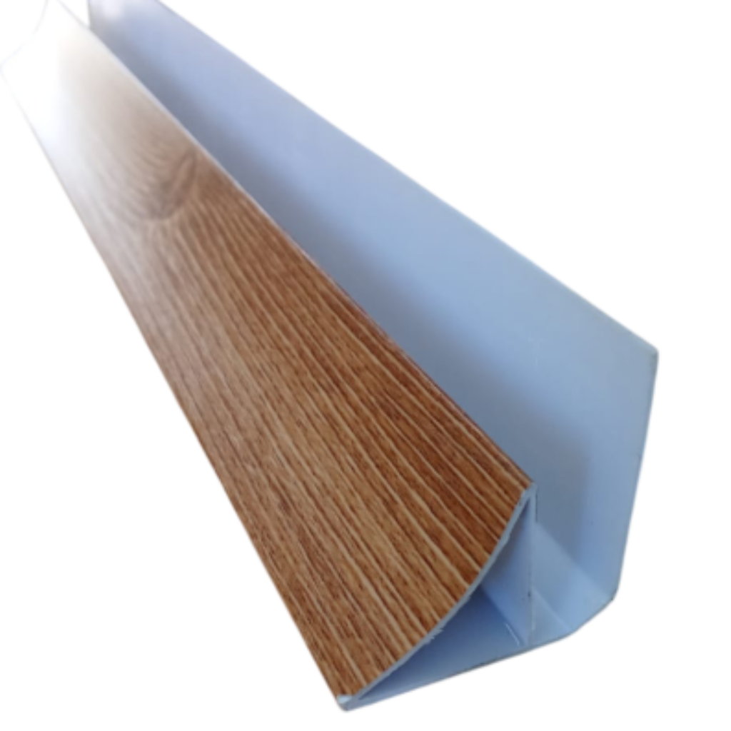 PVC Perimetral Media Caña Madera Rígido 5.95m