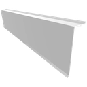 Angulo Iso-Panel Blanco 25 x 40 x 3m Exterior MID 