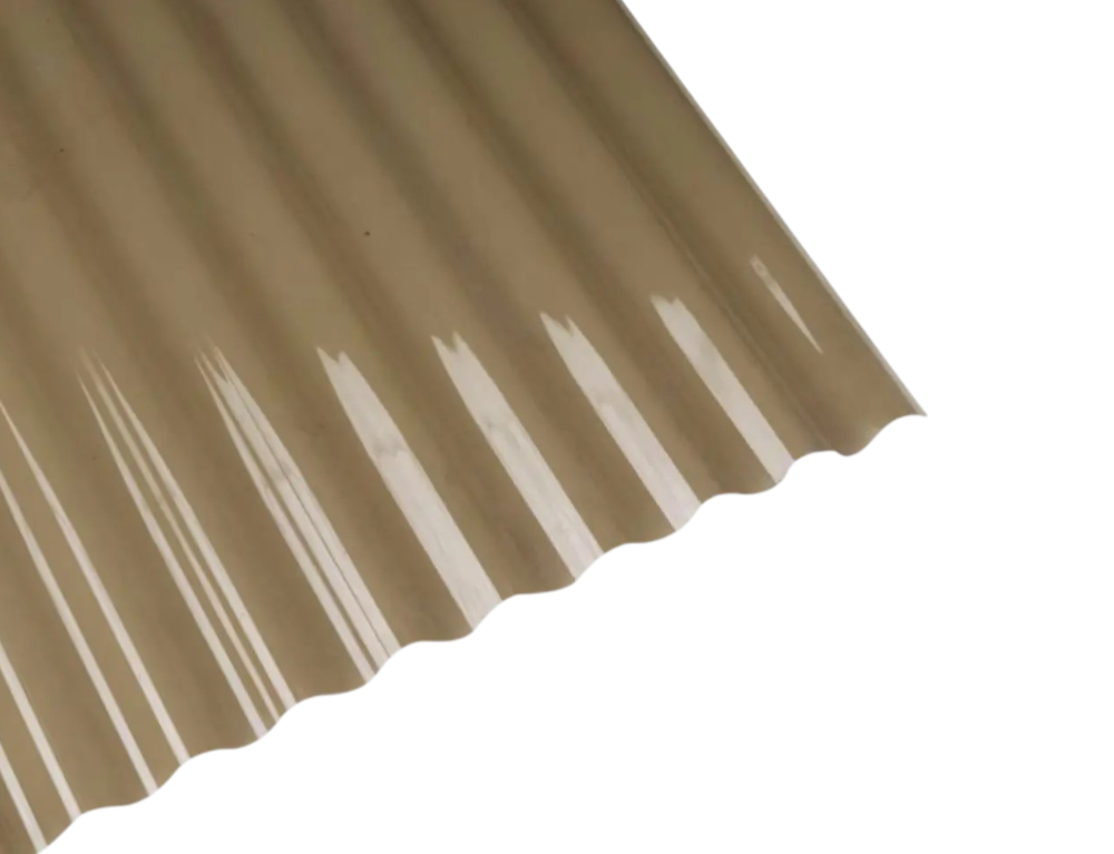 Policarbonato Greca Bronce 1,26m x 3.66m x 0.8mm 