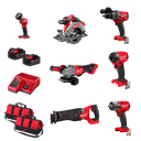 Combo De 7 Herramientas M18 FUEL (C/2 Bat. 5.0 Ah y Carg) 3697-27 Milwaukee