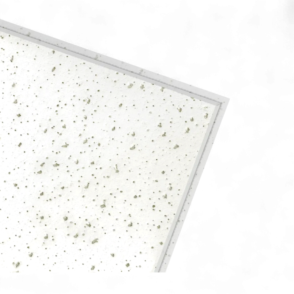 Cielorraso Fibra de Vidrio Amstrong Knauf Mercure 61cm x 61cm x 15mm Caja 14 UN