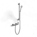 Griferia Lavatorio Alto En Brushed Nickel - Serie Salemi (copia)