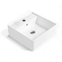 Bacha Rectangular De Apoyo Y/o Colgar Loza Blanca A426-BACHA