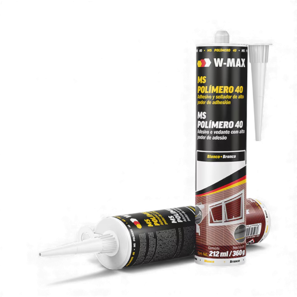 MS Polímero 40 PU Multipropósito Pintable W-MAX 360g Blanco