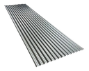 Chapa Ondulada Aluminizada Cal 24/0.52mm 1m útil x ML AGP