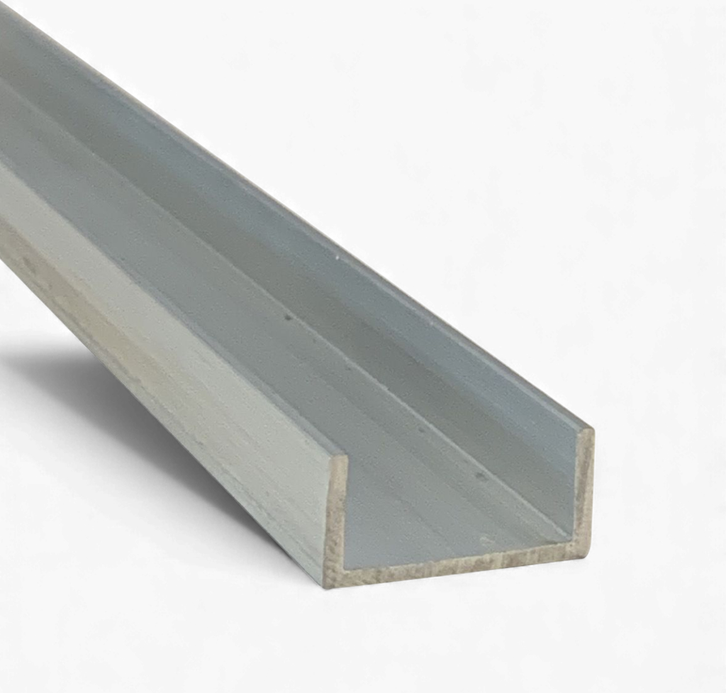 PGU Perfil Aluminio Tipo U 105 x 35mm x 6.96m Anodizado