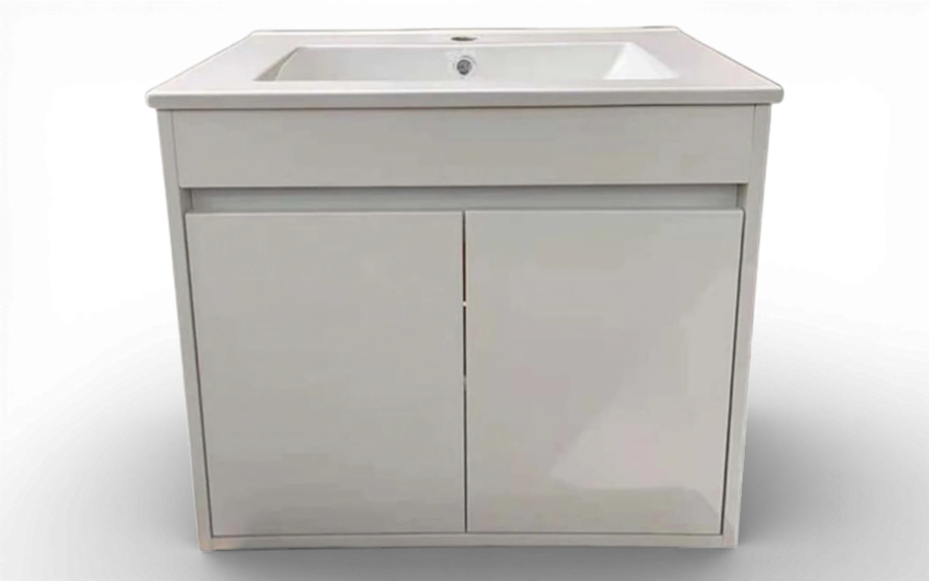 Mueble Briosco Laqueado 2 Puertas Con Bacha - 59 x 45 x 56