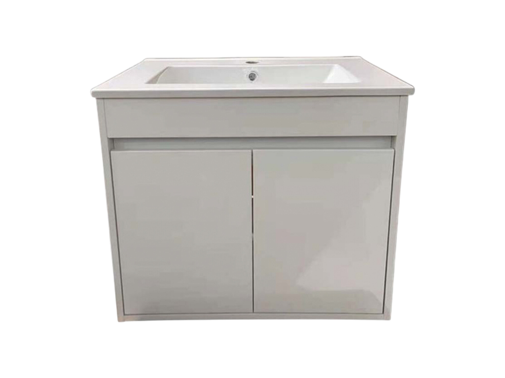 Mueble Briosco Laqueado 2 Puertas Con Bacha - 59 x 45 x 56