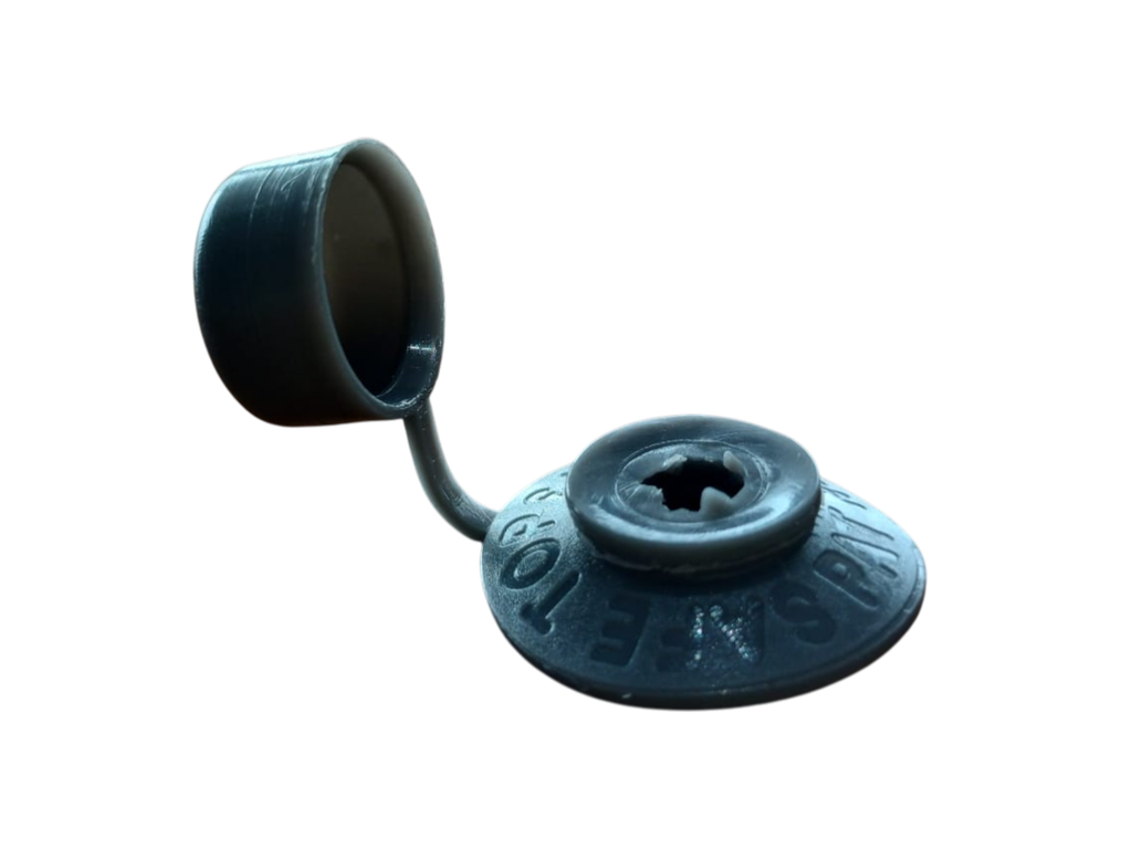 Tapa Plástica PVC para Tornillo Autoperforante – Verde 8 mm