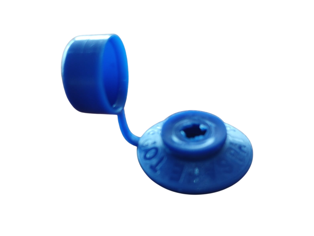 Tapa Cabeza Tornillo PVC para Autoperforante Azul 8 mm
