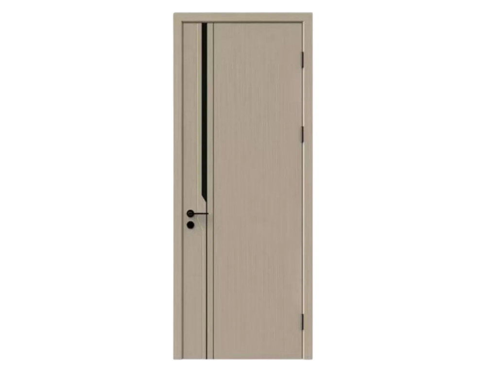 Puerta Int HDF Greca Vertical con Marco Ajustable  2m × 80cm x 40mm - 005