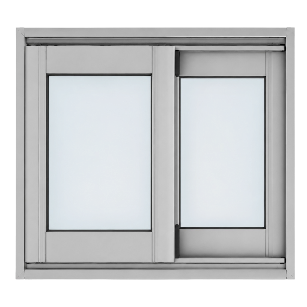 Ventana Corrediza Blanca 2 Hojas Serie Probba 100 x 50 cm