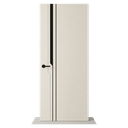 Puerta Interior HDF Greca Vertical con Marco Ajustable 2m x 80cm - 003