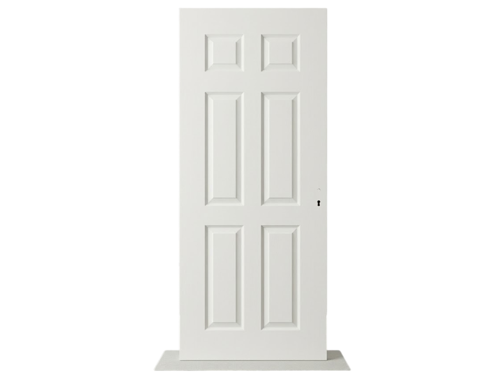 Puerta Int HDF Colonial Con Marco Ajustable 2m x 80cm (Hoja) 86cm (con marco) x 40mm - 001