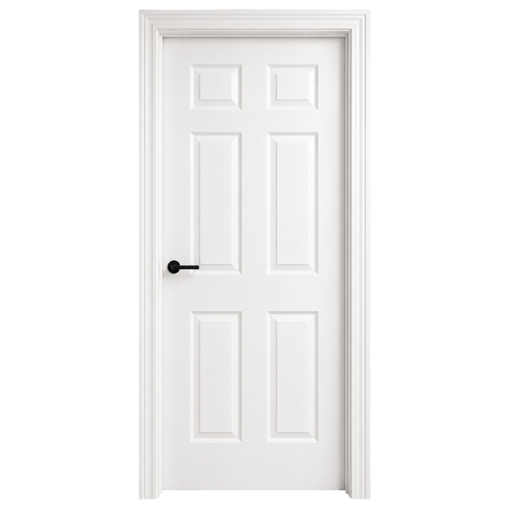 Puerta Interior HDF Colonial Con Marco Ajustable 2m x 80cm - 001