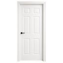 Puerta Interior HDF Colonial Con Marco Ajustable 2m x 80cm - 001