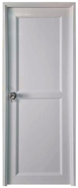 Puerta Interior PVC Blanca Plasbil 70cm x 2m Derecha