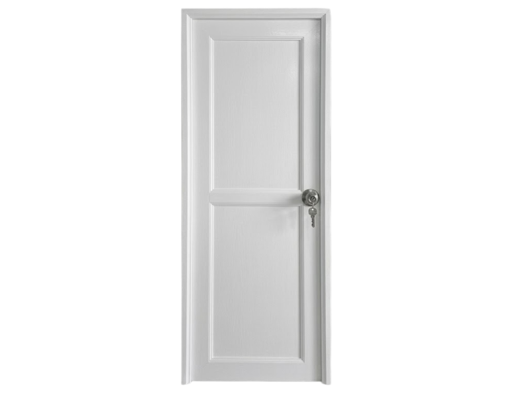 Puerta Interior PVC Blanca Plasbil 70cm x 2m Izquierda