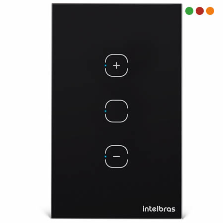 Llave Luz Smart Home Touch Dimmer Wifi/EWS 1101 Izi Negra 