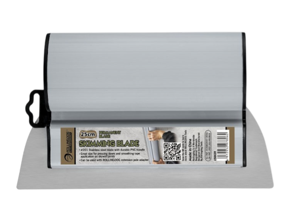 Llana Para Yeso Lámina Ac.Inox. Ergónomica 25cm Rollingdog 50516-50439