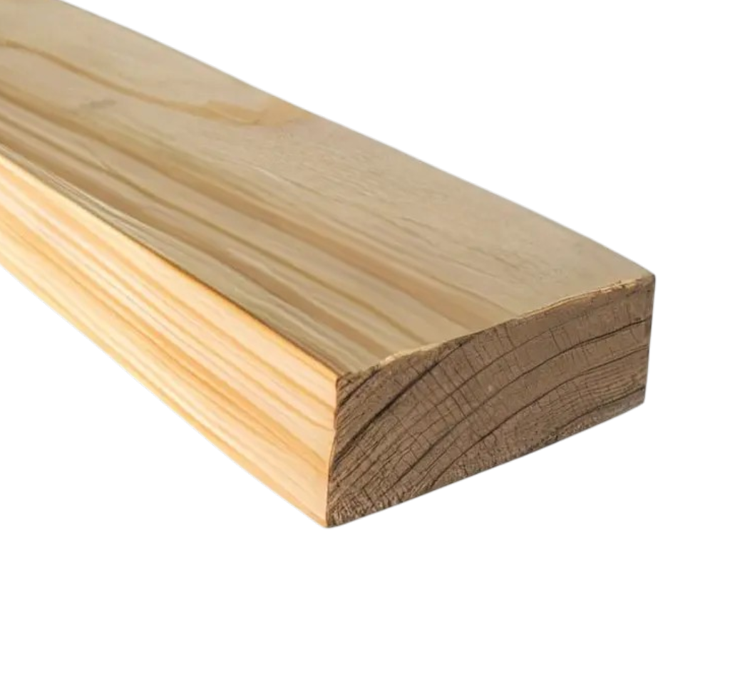 Eucaliptus Madera Nacional Cepillado 4'' x 2'' x 3.3m