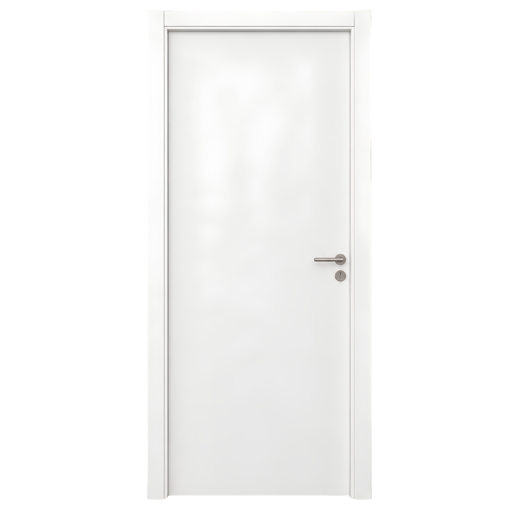 Puerta Interior Lisa Blanco 75 x 2.03m Brasil Nova Armada Izquierda