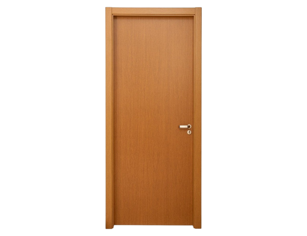 Puerta Interior Lisa Madera 75 x 2.03m Linea Brasil Armada Izquierda