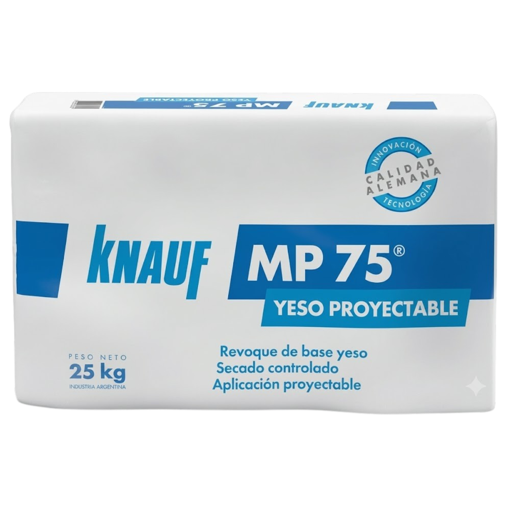 Yeso en Polvo MP 75 Knauf  Proyectable 25 kg
