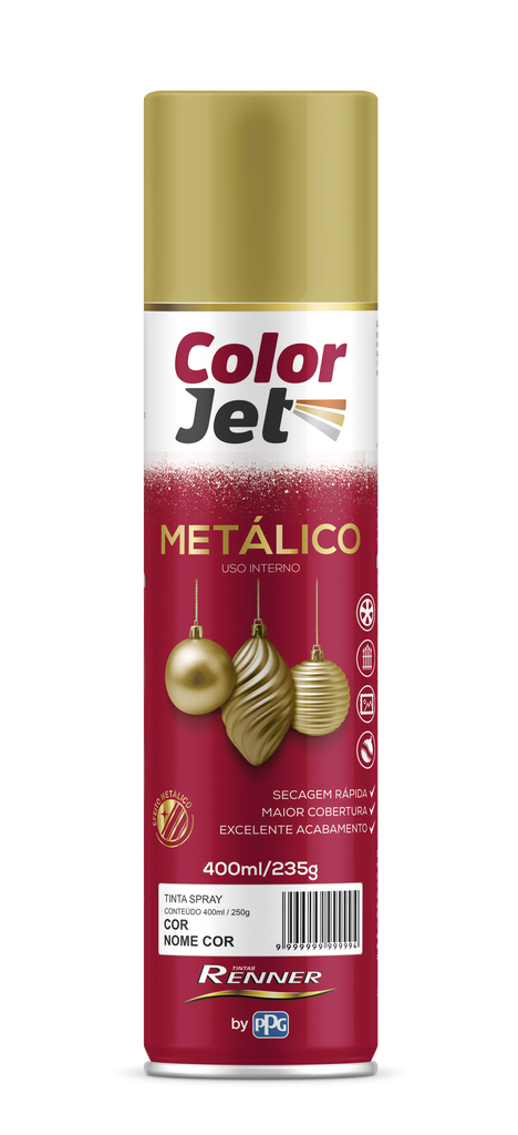 Spray Color Jet Metálico Cobre 400 ml