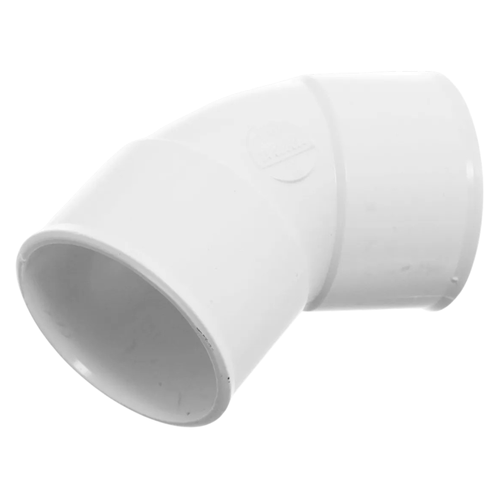 Codo PVC 50mm 45° x 3.2mm M/H - 2032632