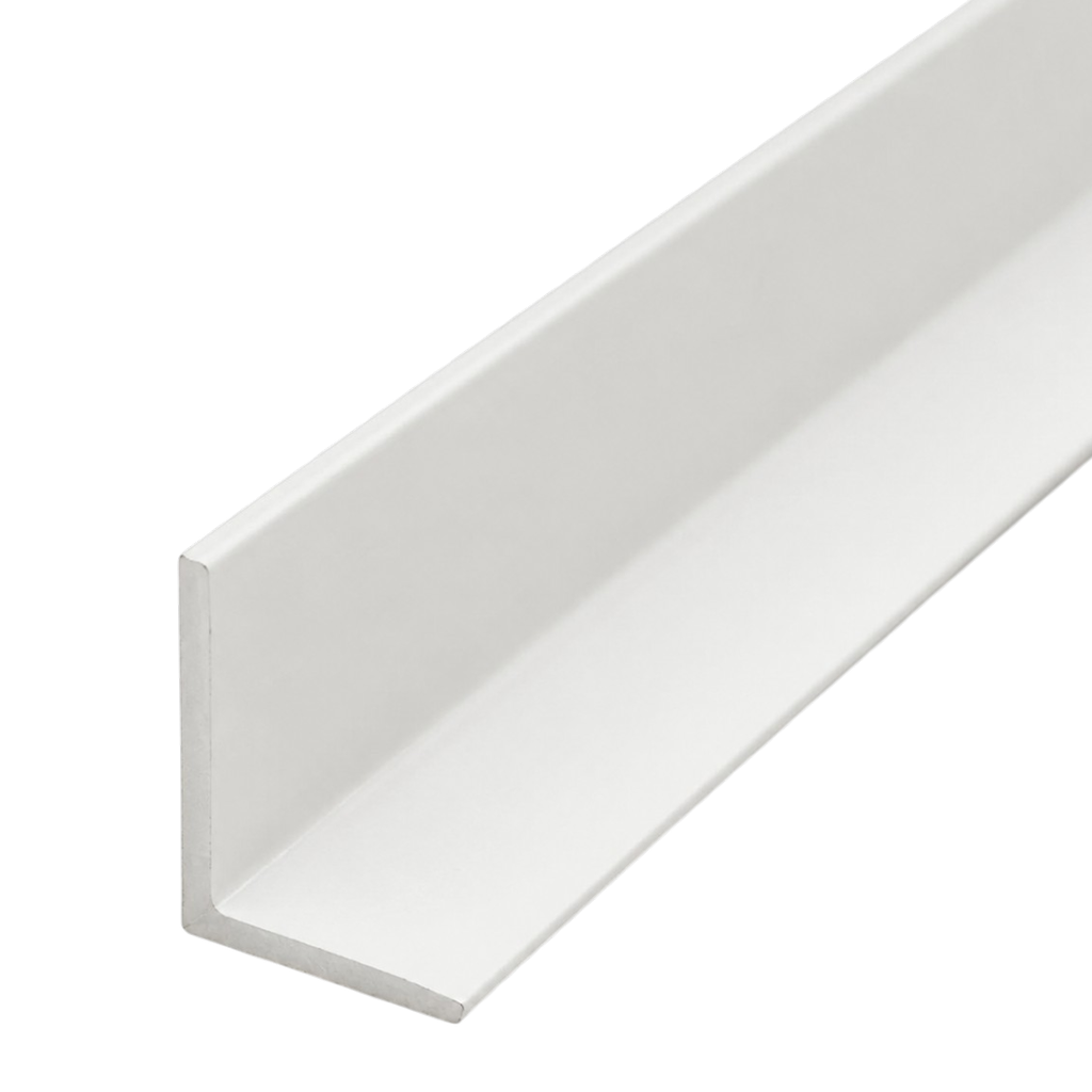 Angulo Aluminio Blanco 19.05 x 19.05 x 1.59mm x 6.40m L0038/2B