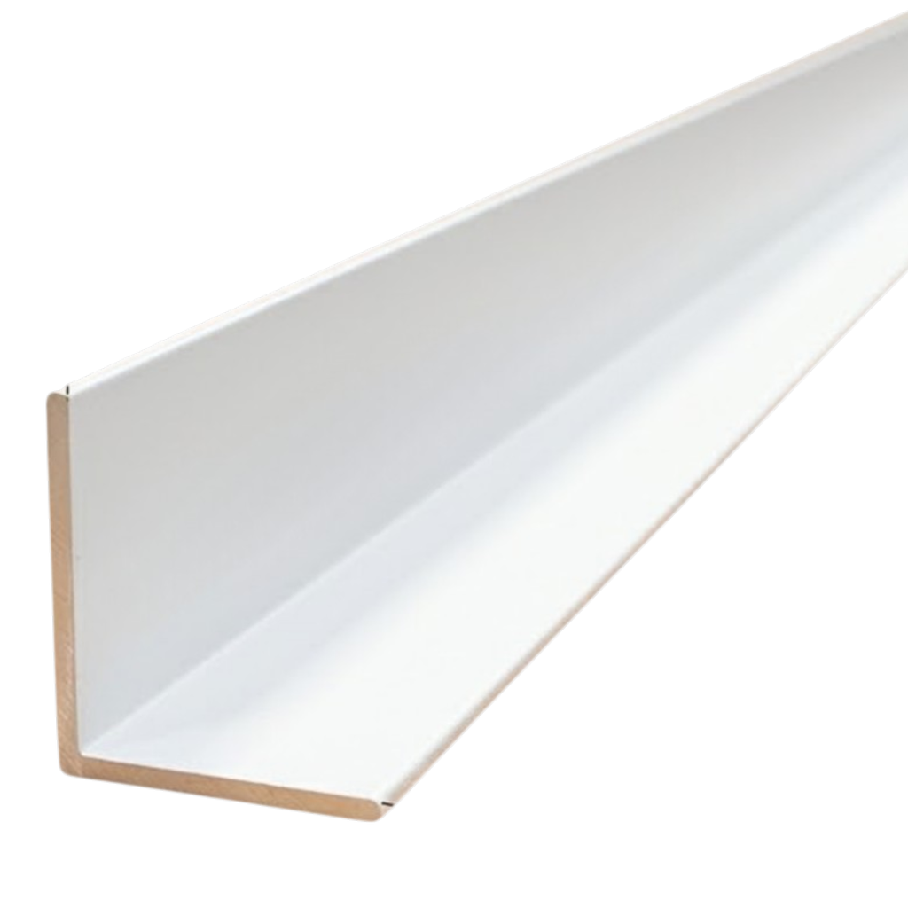 Angulo Aluminio Blanco 25.4 x 25.4 x 1mm x 6.2m