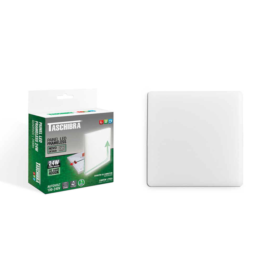 Plafon Led Cuadrado 24W 4000K Neutro 8742- 28182