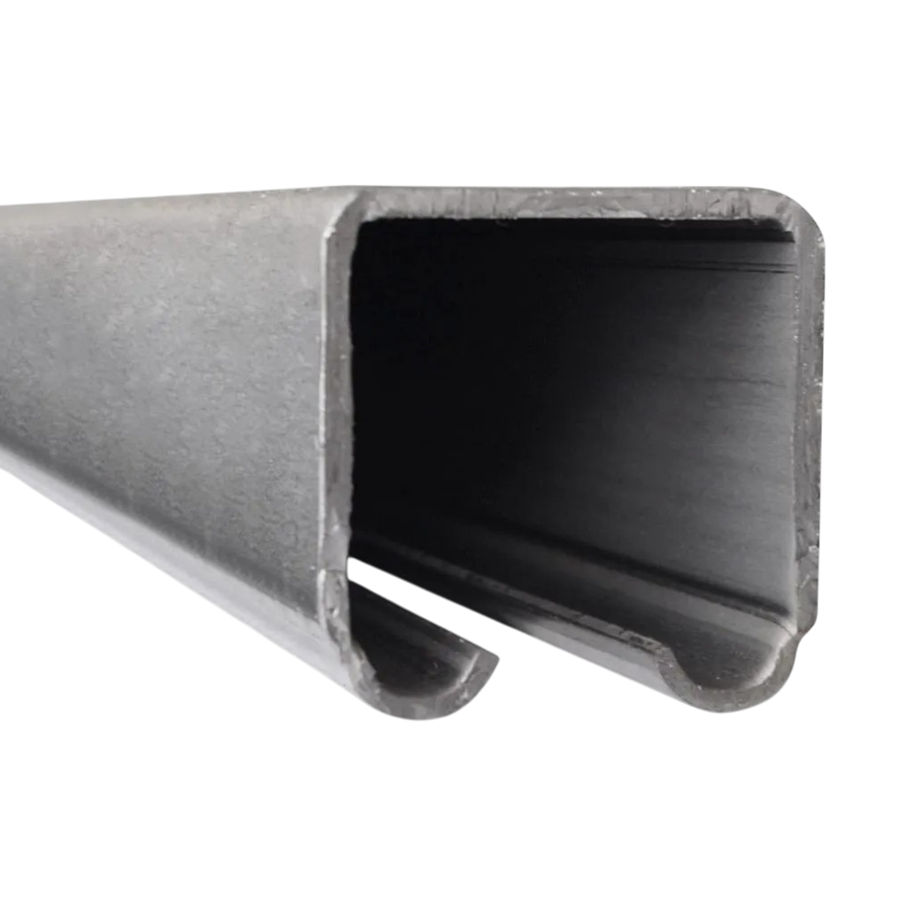 Riel Guía Portón Tipo U Hierro 44 x 44 x 2mm x 3m