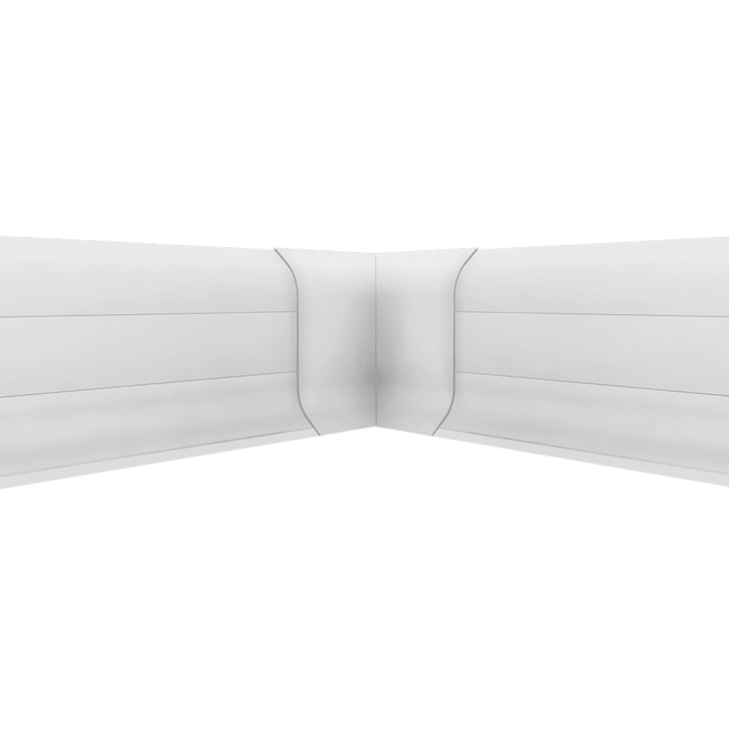 Canto Interno Zócalo PVC Plasbil Ceniza