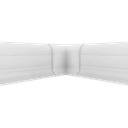 Canto Interno Zócalo PVC Plasbil Ceniza