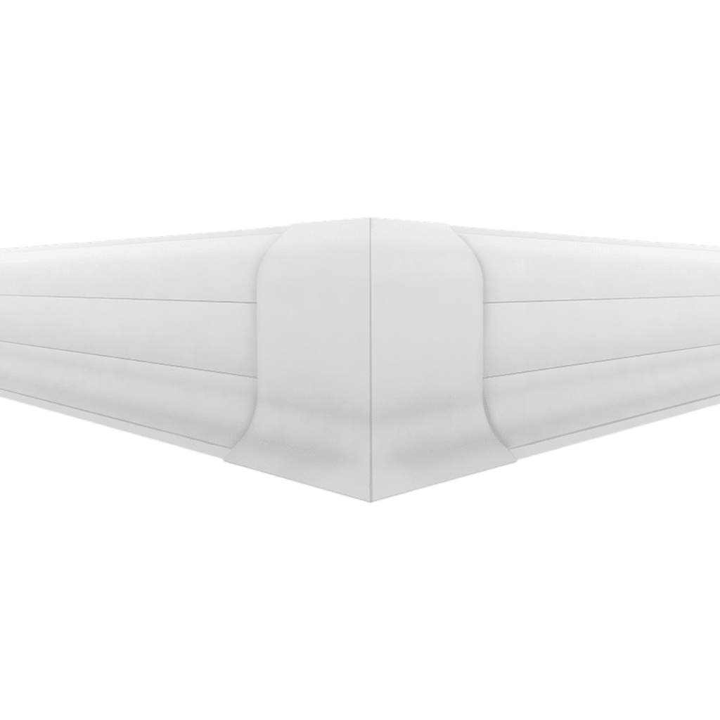 Canto Externo Zócalo PVC Plasbil Ceniza