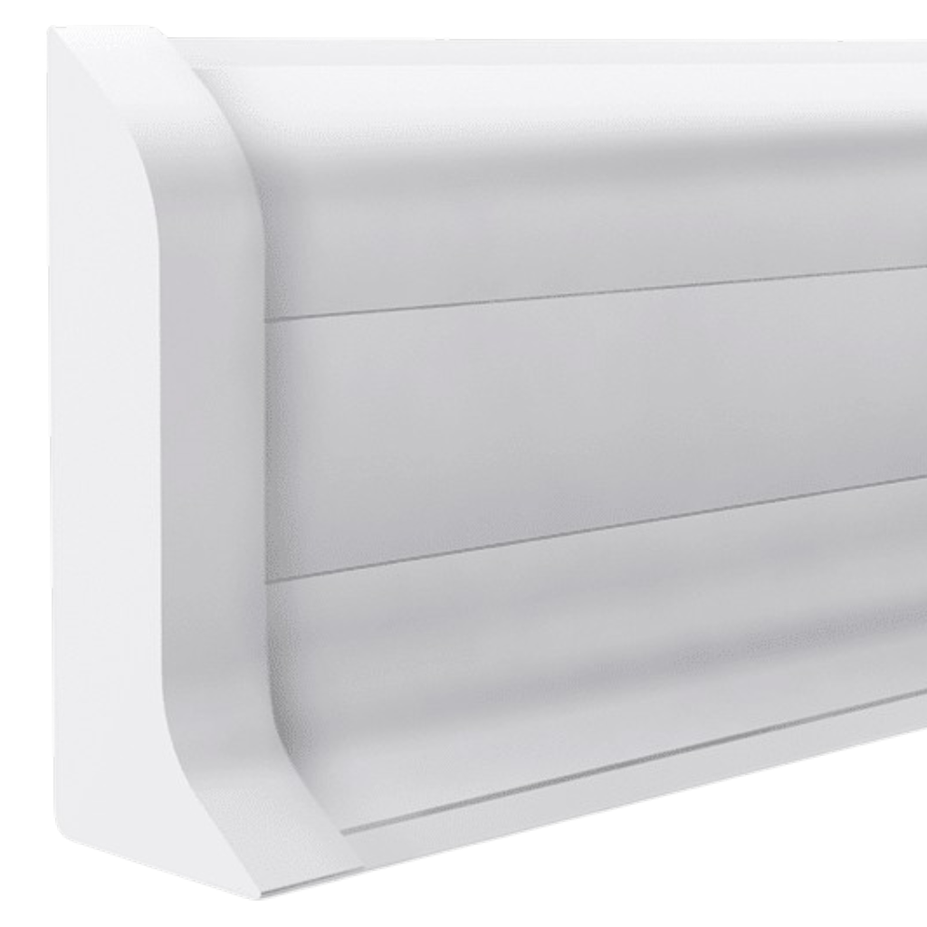 Terminal Izquierdo Zocalo PVC Plasbil Ceniza