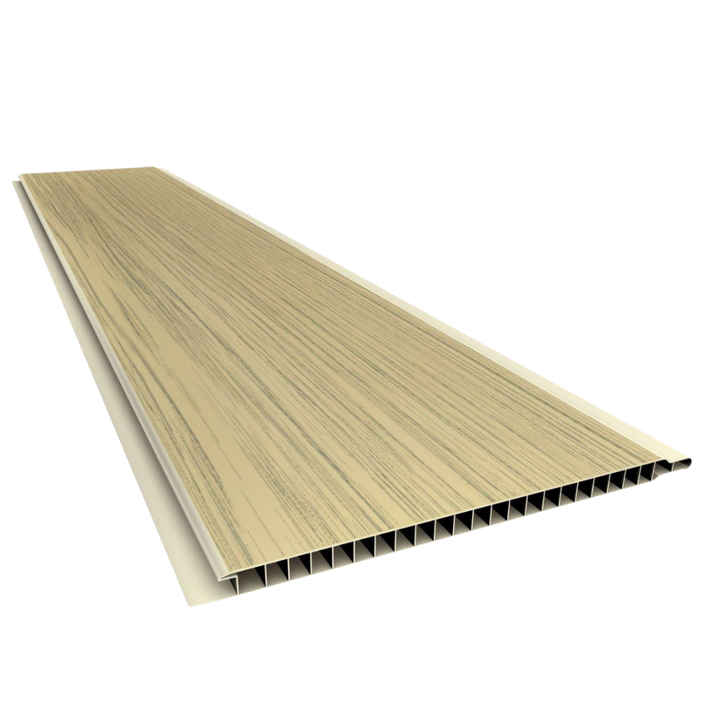 PVC Cielo Raso Nogueira Junta Seca 7mm x 20cm x 6m